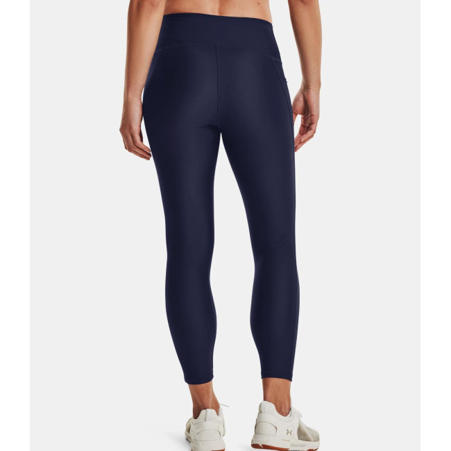HeatGear® Armour Kurze High-Waist Leggings für Frauen - Marineblau - Under Armour