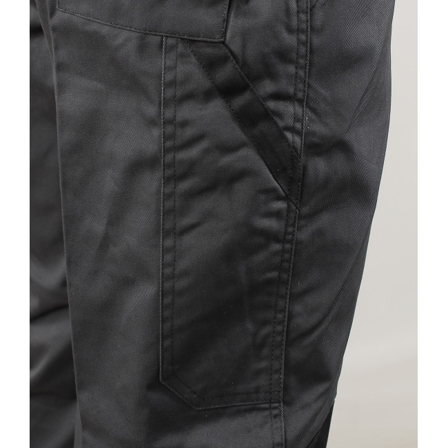 Pantalon de travail Sulfate bicolore multipoches Gris Sombre/Noir - LMA