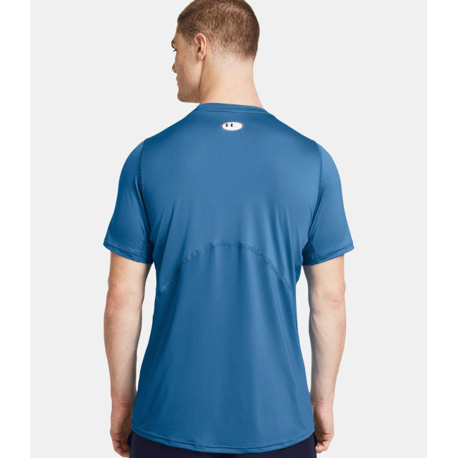 HeatGear® Armour enganliegendes Kurzarmshirt für Herren - Photon Blau - Under Armour