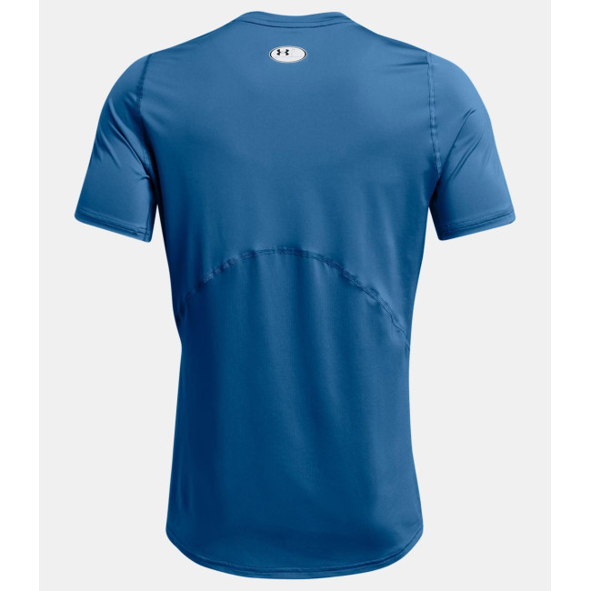 HeatGear® Armour enganliegendes Kurzarmshirt für Herren - Photon Blau - Under Armour