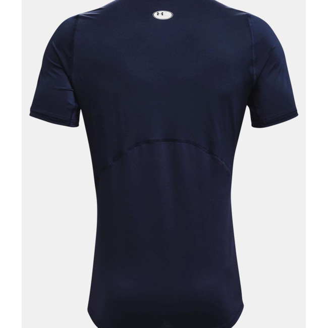 Strak aansluitend kortemouwen HeatGear® Armour shirt voor heren - Marineblauw - Under Armour