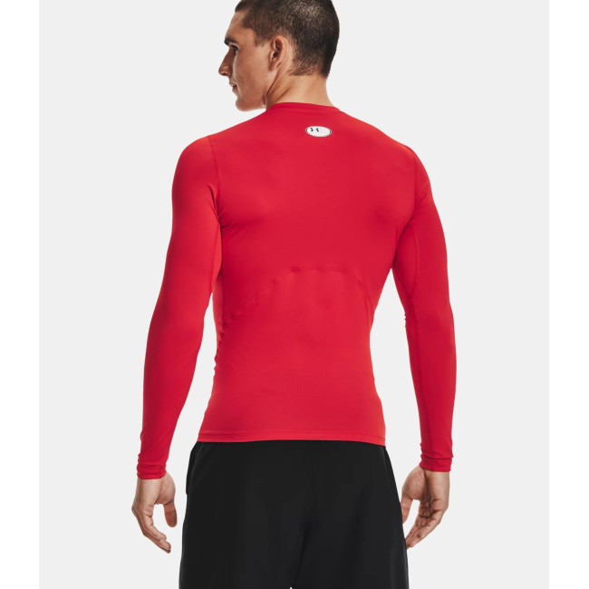 Haut à manches longues HeatGear® Armour pour homme - Rouge - Under Armour