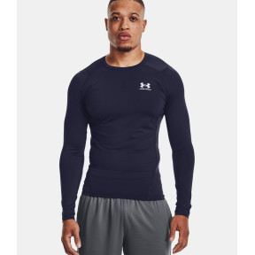 Koszulka z długimi rękawami HeatGear® Armour dla mężczyzn - Granatowy - Under Armour