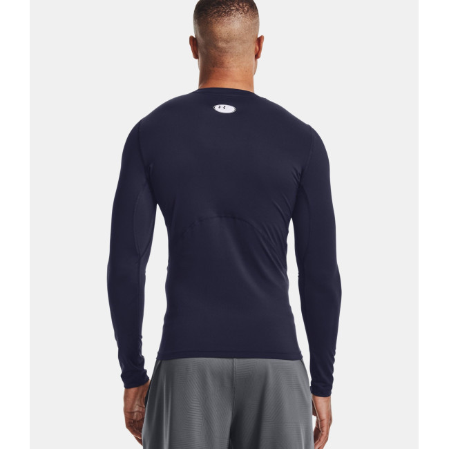 Longsleeve shirt HeatGear® Armour voor heren - Marineblauw - Under Armour