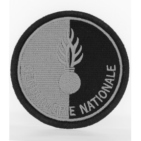 Badge Gendarmerie Nationale niet-goedgekeurd lage zichtbaarheid Zwart - DMB Products