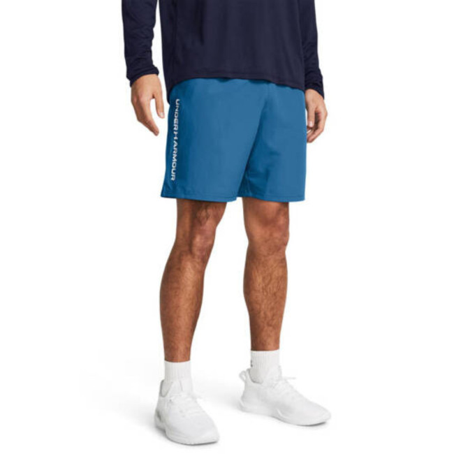 Spodenki męskie UA Tech™ Woven Wordmark - Niebieski Photon - Under Armour