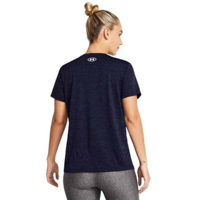T-shirt avec col en V femme UA Tech™ Twist - Bleu Marine - Under Armour