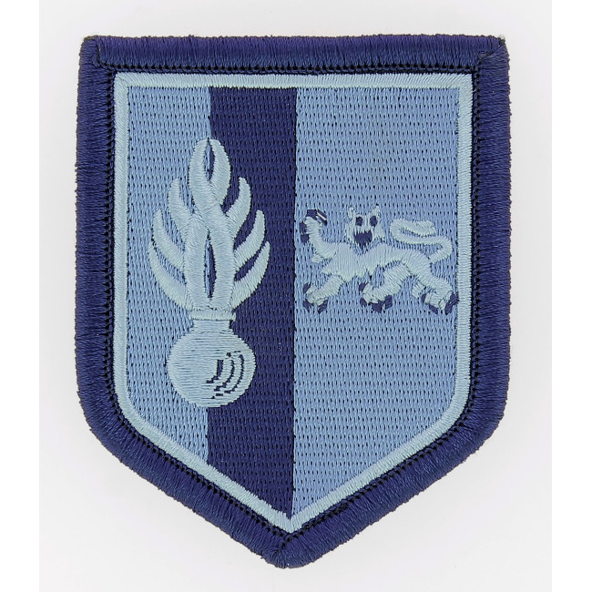 Écusson Gendarmerie Mobile zone de défense Bordeaux 2ème LGM basse visibilité bleu