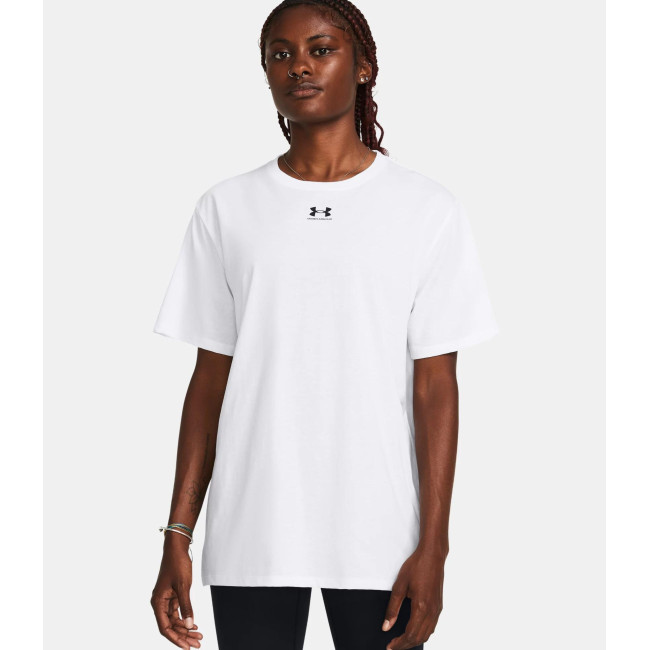 T-shirt oversized femme UA Campus - Blanc - Under Armour
