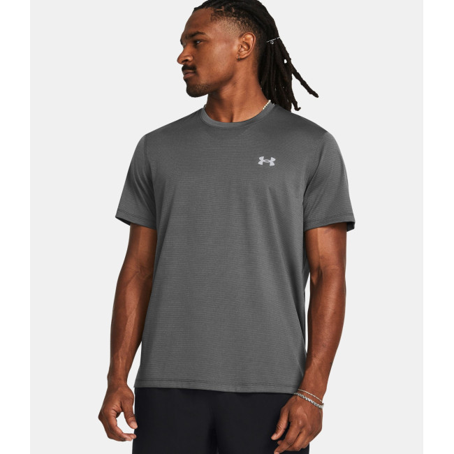 Heren T-shirt UA Launch - Steengrijs - Under Armour