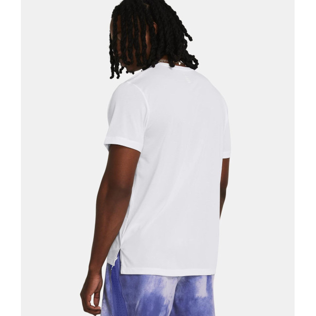 T-shirt męski UA Launch - Biały - Under Armour