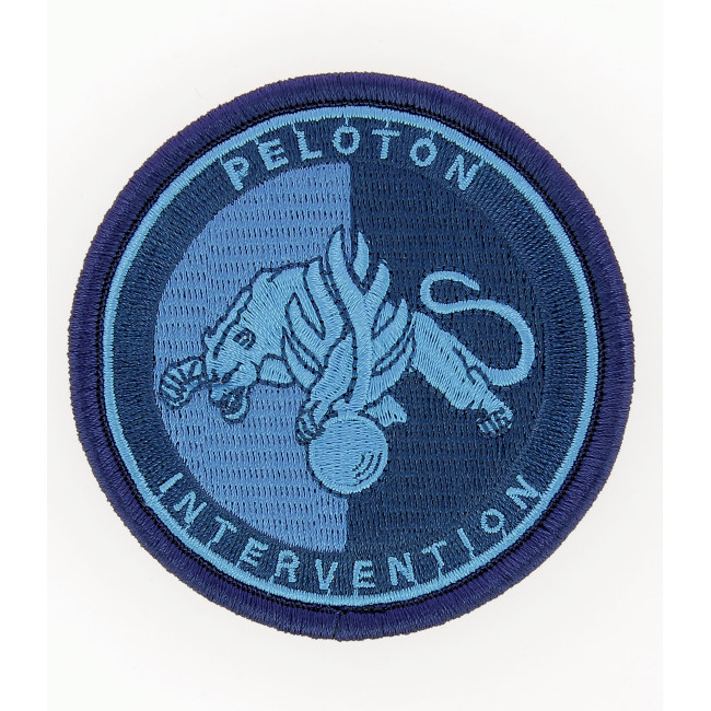 Embleem Peloton Interventie Gendarmerie Lage zichtb. Blauw