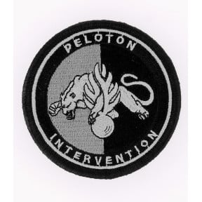 Abzeichen Gendarmerie-Interventionsgruppe niedrige Sichtbarkeit Schwarz - DMB Products