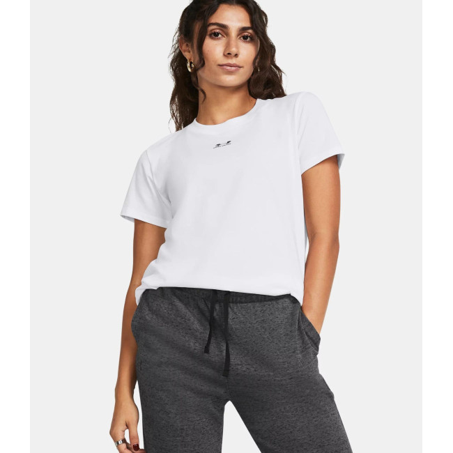 T-shirt damski UA Rival Core - Biały - Under Armour
