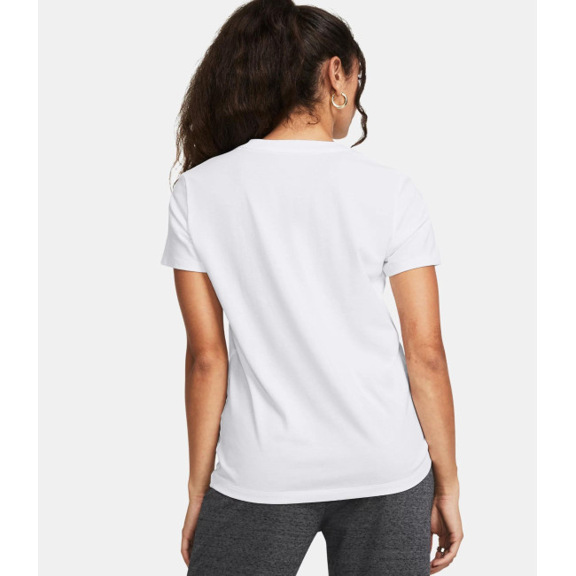 Damen UA Rival Core T-Shirt - Weiß - Under Armour