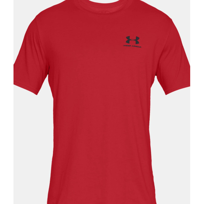 T-shirt met korte mouwen UA Sportstyle Left Chest voor heren - Rood - Under Armour