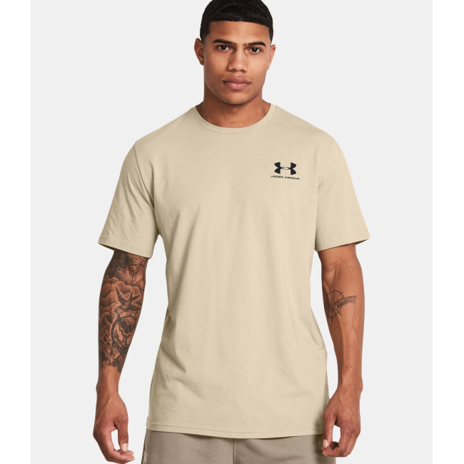 T-shirt met korte mouwen UA Sportstyle Left Chest voor heren - Khaki - Under Armour