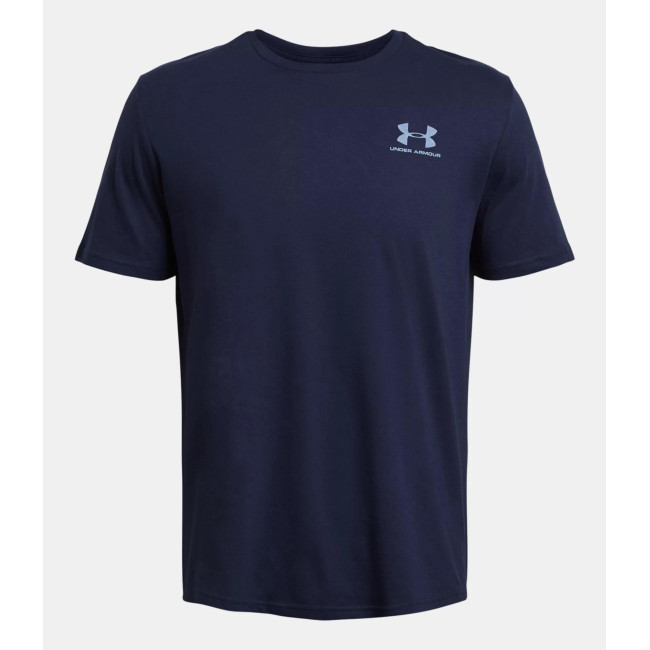 Koszulka z krótkimi rękawami UA Sportstyle Left Chest dla mężczyzn - Granatowy - Under Armour