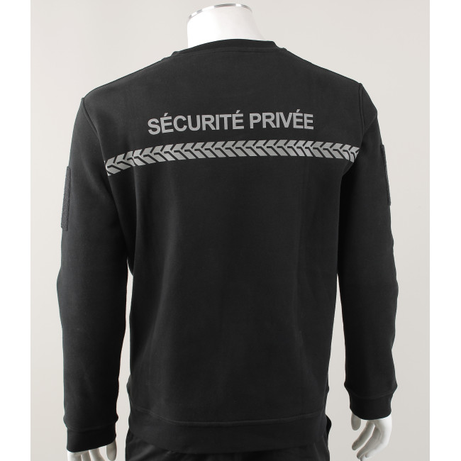 Safetek Sweatshirt Private Sicherheit Schwarz - GK