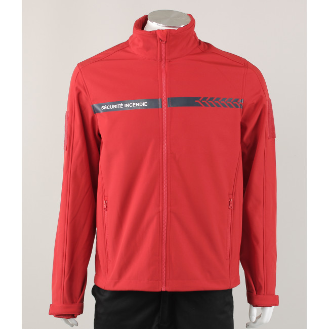 Softshell Safetek Sécurité Incendie Rouge - GK