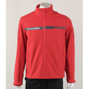 Softshell Bezpieczeństwo Pożarnicze Czerwony - Safetek by GK