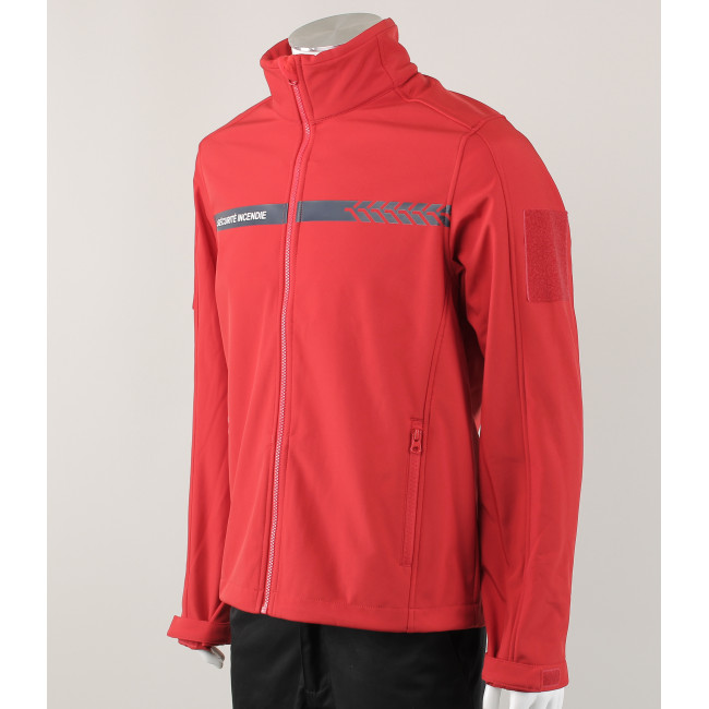 Softshell Safetek Feuerwehr Rot - GK