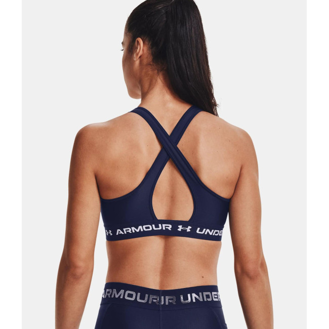 Soutien-gorge de sport à maintien modéré Armour® Crossback pour femme - Bleu Marine - Under Armour