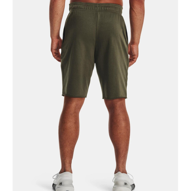 Short UA Rival Terry pour homme - Vert Olive - Under Armour