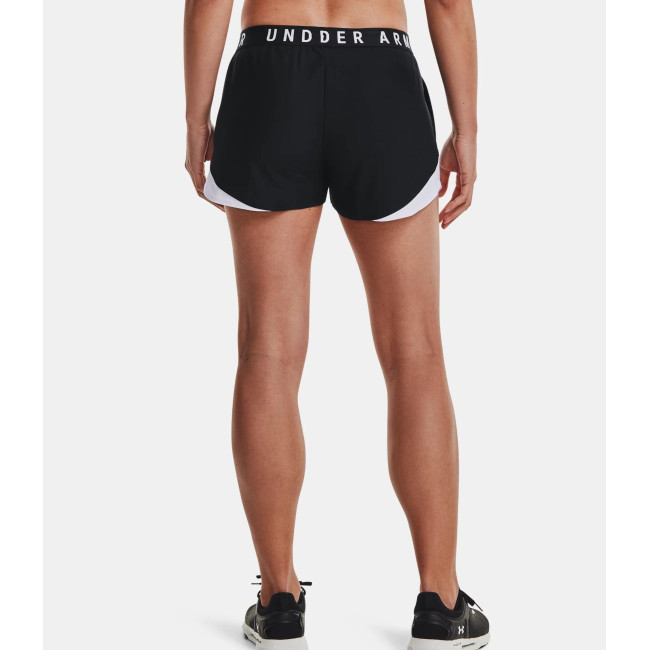 Short UA Play Up 3.0 pour femme - Noir / Blanc - Under Armour