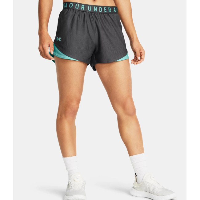 Spodenki UA Play Up 3.0 damskie - Szary Kamień - Under Armour