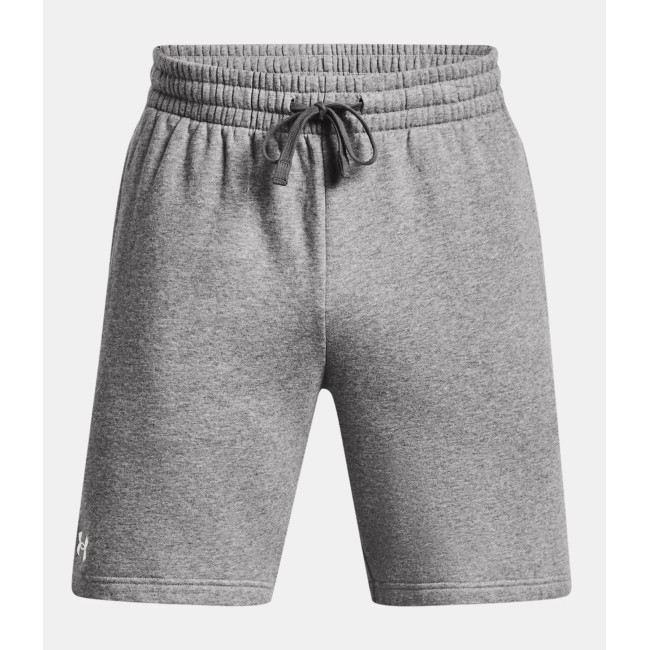 Spodenki polarowe męskie UA Rival - Szary Melanż / Biały - Under Armour