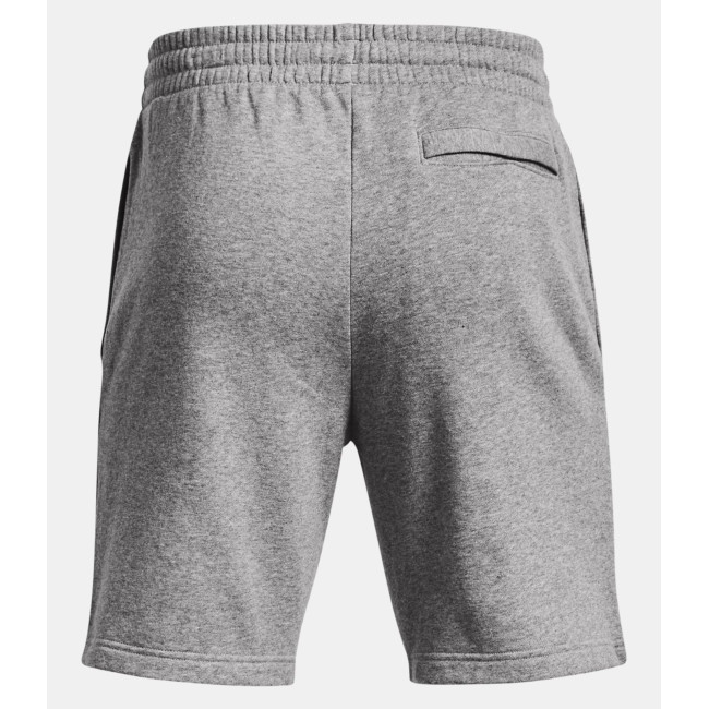UA Rival Herren Fleece-Shorts - Grau meliert / Weiß - Under Armour