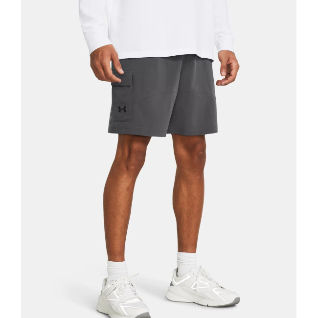 Szorty męskie UA Stretch Woven Cargo - Szary Kamień - Under Armour