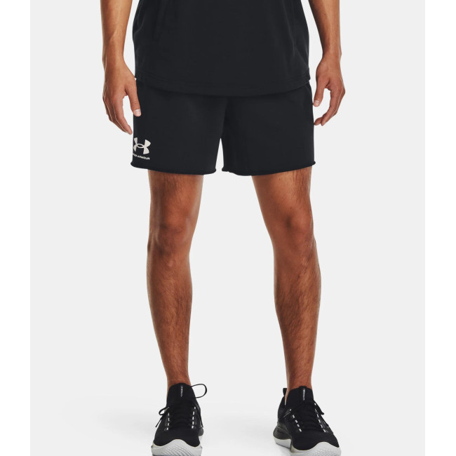 Short homme UA Rival Terry 6' - Noir - Under Armour