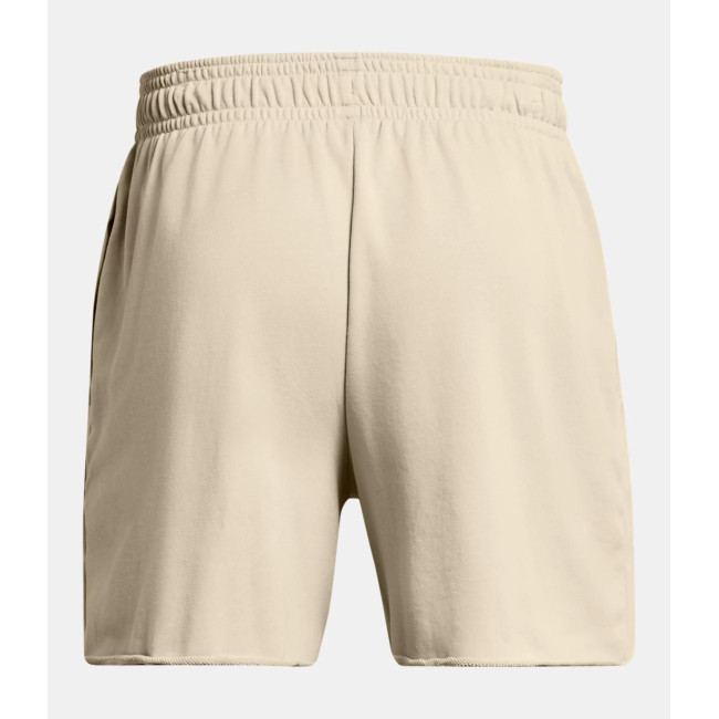 Short homme UA Rival Terry 6' - Khaki - Under Armour