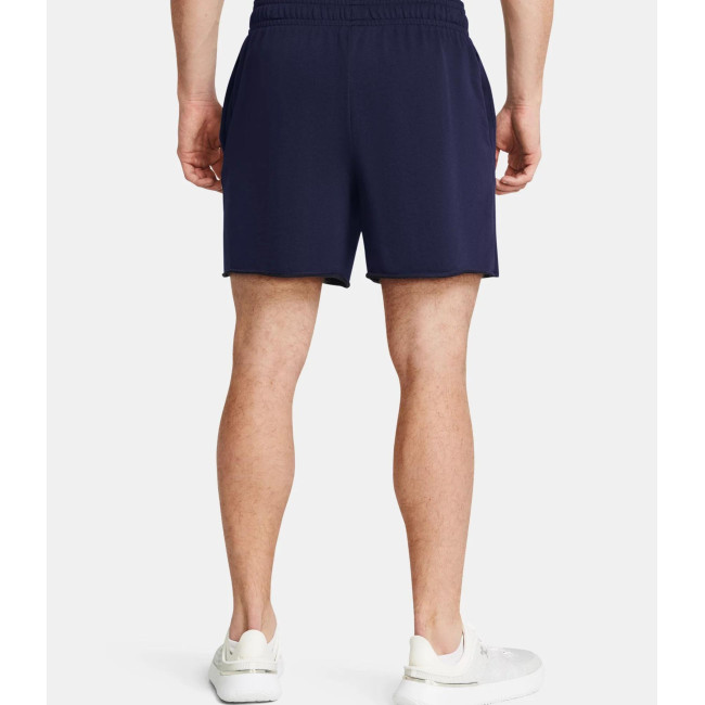 Heren Short UA Rival Terry 6' - Marineblauw - Under Armour