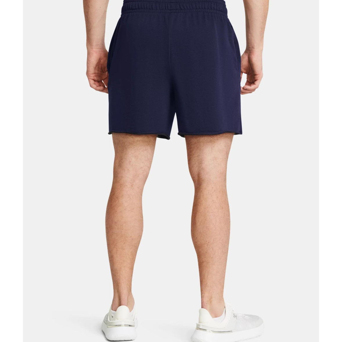 Men's UA Rival Terry 6' Shorts Navy Blue Under Armour