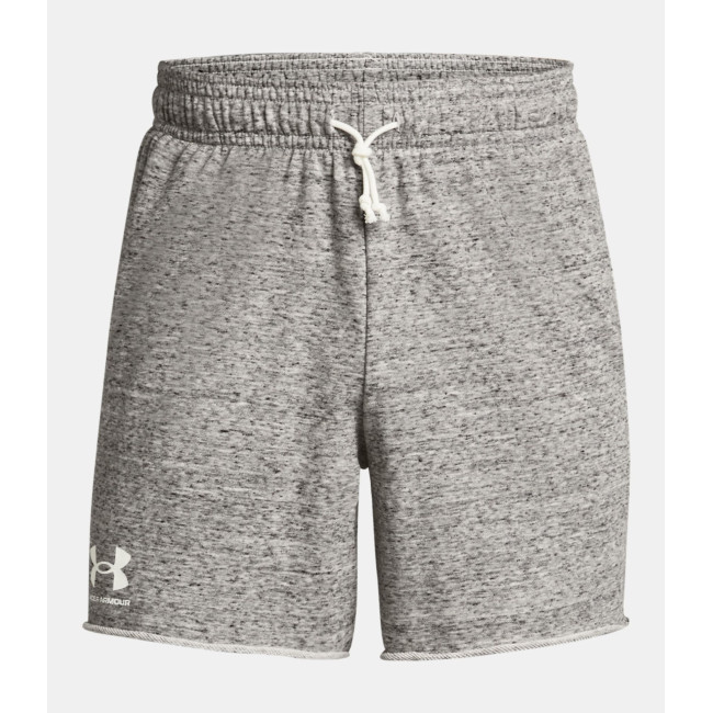 Short homme UA Rival Terry 6' - Blanc Onyx - Under Armour