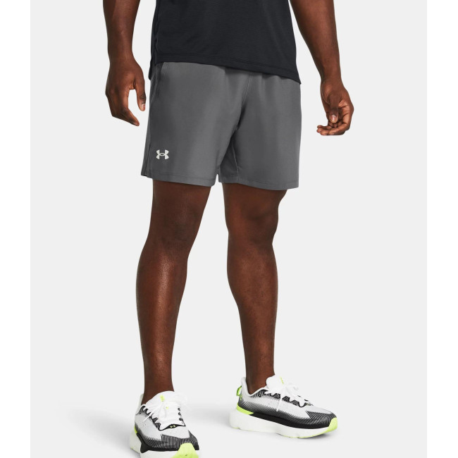 UA Launch Unlined Herren-Shorts 7' - Steingrau - Under Armour