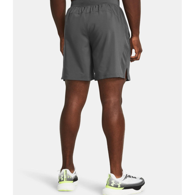 Short homme UA Launch Unlined 7' - Gris Pierre - Under Armour