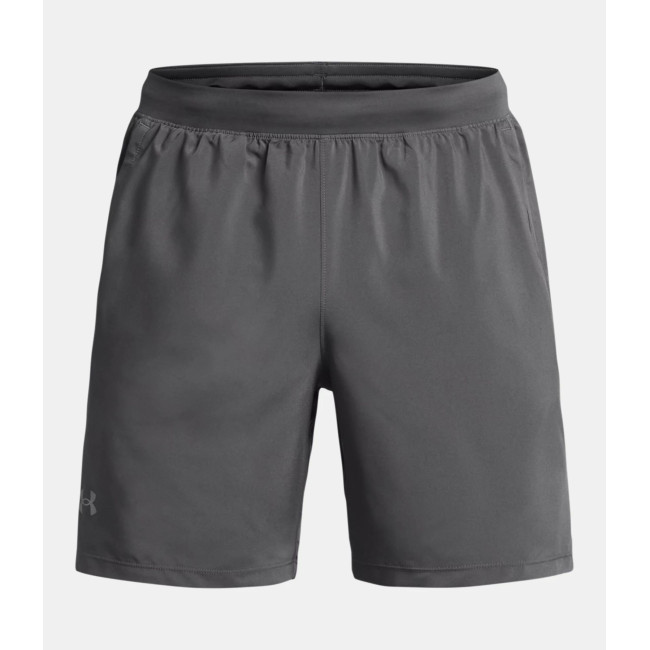 Heren Short UA Launch 7' - Steengrijs - Under Armour