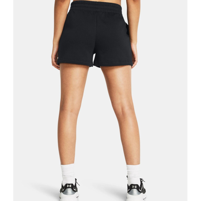 UA Rival Fleece Damen-Shorts - Schwarz - Under Armour