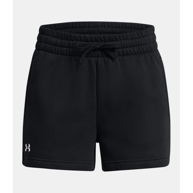 UA Rival Fleece Damen-Shorts - Schwarz - Under Armour