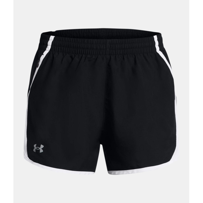 Short femme UA Fly-By 3' - Noir / Blanc - Under Armour