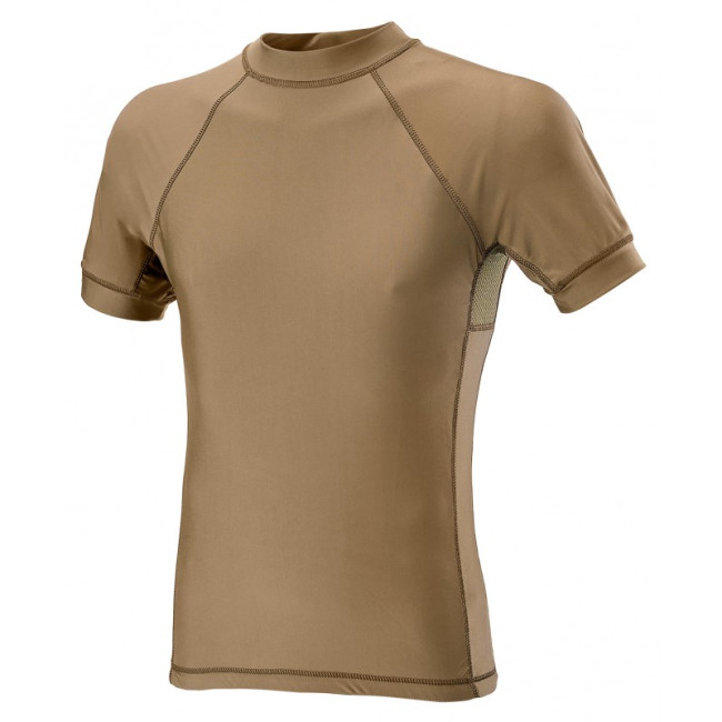 Tee-shirt manches courtes Lycra + Mesh Coyote - DEFCON 5
