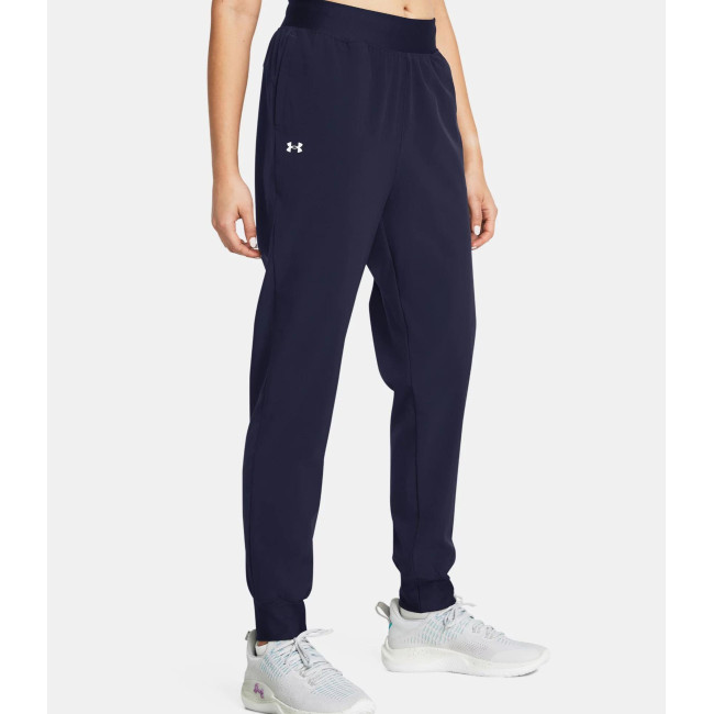 UA Rival High-Rise Woven Damenhose - Marineblau - Under Armour