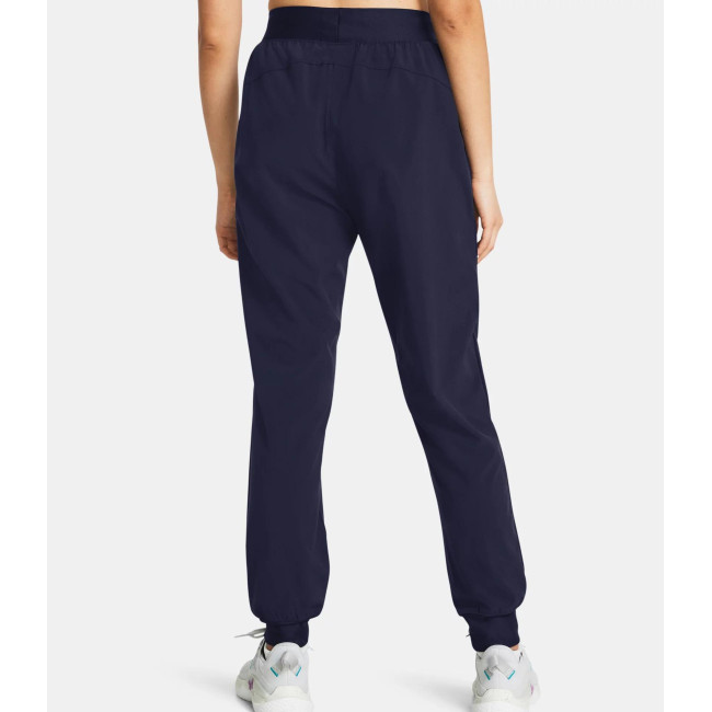 Pantalon femme UA Rival High-Rise Woven - Bleu Marine - Under Armour