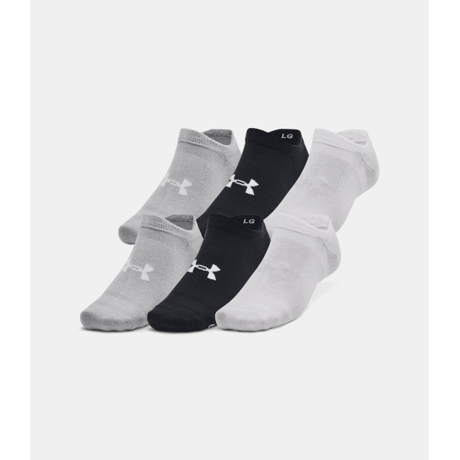 Zestaw 6 par skarpetek UA Essential - Czarny / Biały - Under Armour
