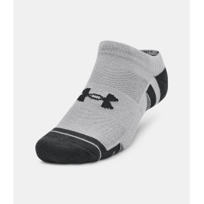 Lot de 3 paires de socquettes UA Performance Tech No Show- Gris - Under Armour