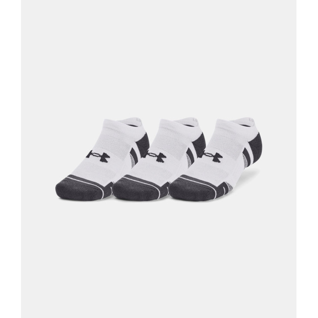Lot de 3 paires de socquettes UA Performance Tech No Show- Blanc - Under Armour